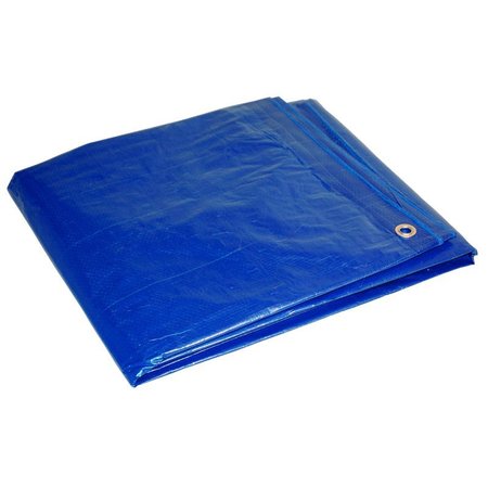 Dry Top 12 ft W x 24 ft L Medium Duty Tarp, Blue, Polyethylene 01224